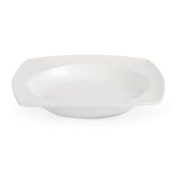 Olympia Whiteware tiefe quadratische Teller 25cm