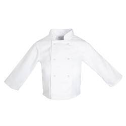 Whites Kinderkochjacke langarm weiß S