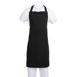 Whites Latzschürze aus Polybaumwolle schwarz XL