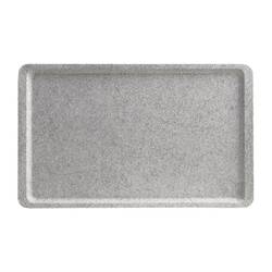 Cambro Versa Polyester Tablett glatt 53 x 32,5 cm Hellgrau