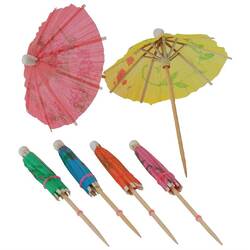 Papierschirmchen in verschiedenen Farben 17cm