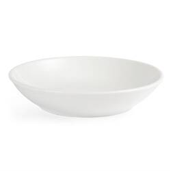 Olympia Whiteware tiefe runde Teller 20,5cm