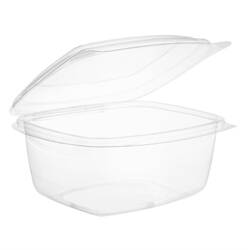 Vegware kompostierbare PLA Deli-Boxen mit Klappdeckel 473ml