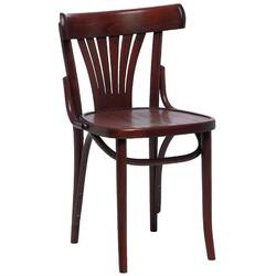 Fameg Bentwood Bistro Fan Back Side Chairs Nussbaum (2er Pack)