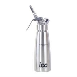 ICO Edelstahl Schlagsahne Spender in Silber 500ml