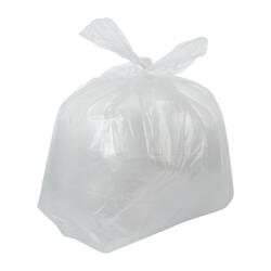 Jantex Müllbeutel aus recyceltem Material 10kg 80 Liter Klar (200 Stück)
