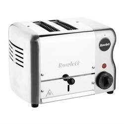 Rowlett Esprit 2 Schlitz Toaster in Chrom mit 2 zusätzlichen Elementen und Sandwichkäfig