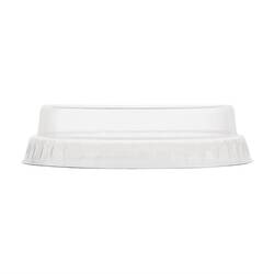 Vegware Flache kompostierbare Deckel ohne Loch 200ml