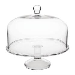 Olympia Tortenständer Kuppel aus Glas
