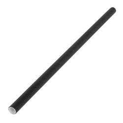 Fiesta Compostable Kompostierbare Cocktailtrinkhalme aus Papier schwarz