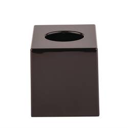 Taschentuchbox Kubus schwarz