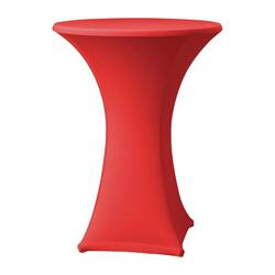 Tischhusse für Stehtische Samba D1 rot 85cm