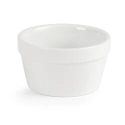 Olympia Whiteware stapelbare Auflaufförmchen 9,5cm