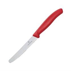 Victorinox Tomatenmesser Wellenschliff 11cm Rot