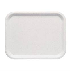 Roltex Nordic Serviertablett weiß gefleckt 36 x 28cm