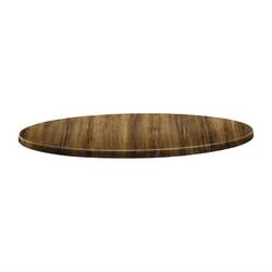 Topalit Classic Line runde Tischplatte Atacama Kirschenholz 60cm