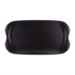 Roltex Wave Serviertablett dunkles Holz 43 x 23cm