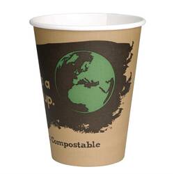 Fiesta Compostable kompostierbare Heißgetränkebecher Einwand 34cl 1000er Pack