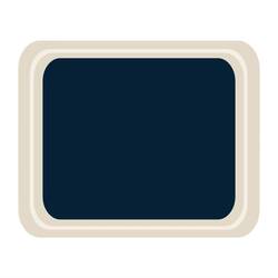 Roltex GN1/2 Serviertablett blau 32,5 x 26,5cm