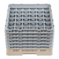 Cambro Gläserspülkorb beige mit 36 Fächern max Glashöhe 29,8cm