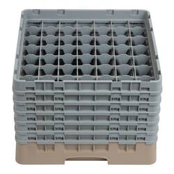 Cambro Gläserspülkorb beige mit 49 Fächern max Glashöhe 29,8cm