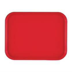 Cambro Polypropylen Fastfood Serviertablett rot 41x30cm