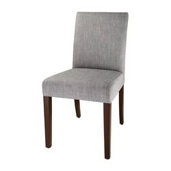 Bolero Chiswick Esszimmerstühle Holzkohle Grau (2er Pack)
