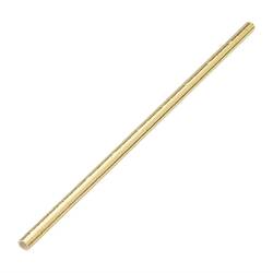 Utopia Biologisch abbaubare Papierstrohhalme Gold (250er Pack)