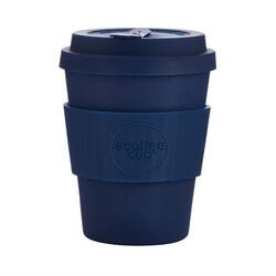 Ecoffee Cup Bamboo Wiederverwendbare Kaffeetasse Dark Energy Navy 12oz