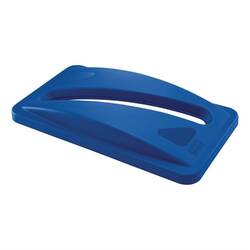 Rubbermaid Slim Jim Deckel blau