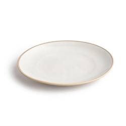 Olympia Canvas gewölbter Teller weiß 27cm