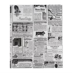 APS Pergamentpapier Vintage Zeitungsdruck 340x280mm
