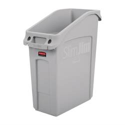 Rubbermaid Slim Jim Abfalleimer grau 49L