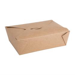 Fiesta Recycelbare Pappbehälter für Lebensmittel zum Mitnehmen 197mm 1800 ml (200 Stück)