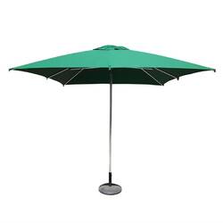 Eden Milan Quadratischer Sonnenschirm 2,5 x 2,5 m Grün