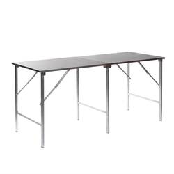Klappbarer Arbeitstisch aus Edelstahl 90(H) x 200(B) x 80(T)cm 