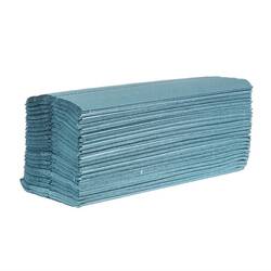 Jantex C-gefaltete Handtücher blau 1-lagig
