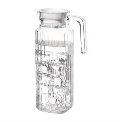 Olympia gewellte Glaskrüge 1L