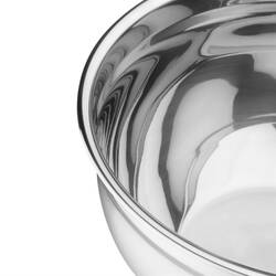 Vogue Edelstahlschüssel mit Silikonboden 5 Liter