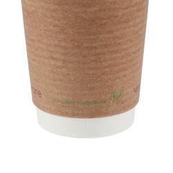 Vegware Kompostierbare doppelwandige Heißgetränkebecher 230ml