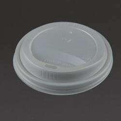Vegware kompostierbare Heißgetränkebecher-Deckel 34 / 45,5cl