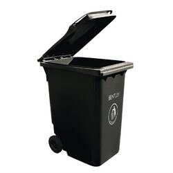 Mülltonne Schwarz 240Ltr