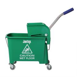 Jantex Moppeimer mit Mopppresse grün 20L