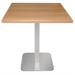 Bolero quadratischer Tischfuß Edelstahl 68cm hoch