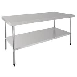 Vogue Central Island Zubereitungstisch aus Edelstahl 180cm