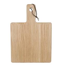 Olympia Servierbrett Eichenholz mit Griff 23 x 23cm