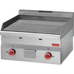 Gastro M 600 Elektrische Grillplatte 60/60FTE2-CR Glatt und Verchromt