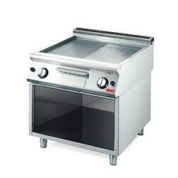 Gastro M 700 Gasgrillplatte GM70/80FTRGS 2/3 Glatt 1/3 Gerillt