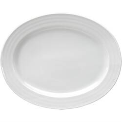 Intenzzo White ovale Schale 30 x 24cm