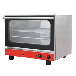 Gastro M Elektrischer Konvektionsofen Bäckerei mit Luftbefeuchter 4 Roste 230V